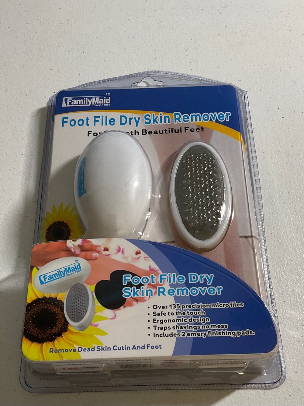Family Maid  Foot File Dry Skin Remover